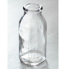 Бутылка стеклянная тип ll-100-2-МТО, для крови, трансфузионных и инфузионных препаратов по ГОСТ 10782-85, уп. 120 шт.