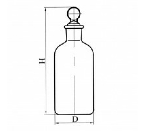 Склянка с пробкой ГФ 5.381.553