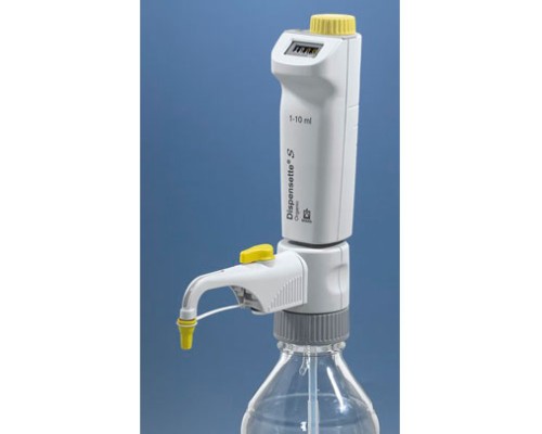 BRAND 4630341 Дозатор цифровой S Dispensette Digital Organic для бутылок, 1-10 мл, с клапаном, для орагнических растворителей, DE-M обозначения