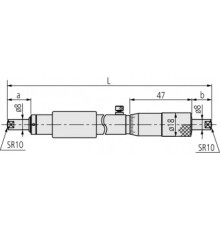 Нутромер 375-400мм микрометрический 133-156