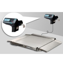 4D-LA.S-10/10-1000-RP (нерж) с печатью этикеток - Платформенные весы платформенные весы из нержавейки