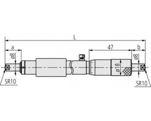 Нутромер 400-425мм микрометрический 133-157