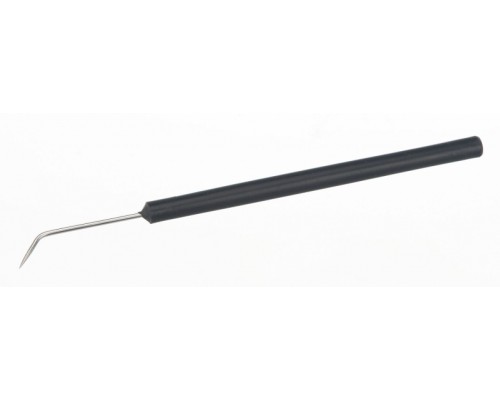 Игла микробиологическая Bochem, изогнутая, длина 140 мм, пластиковая ручка, нержавеющая сталь