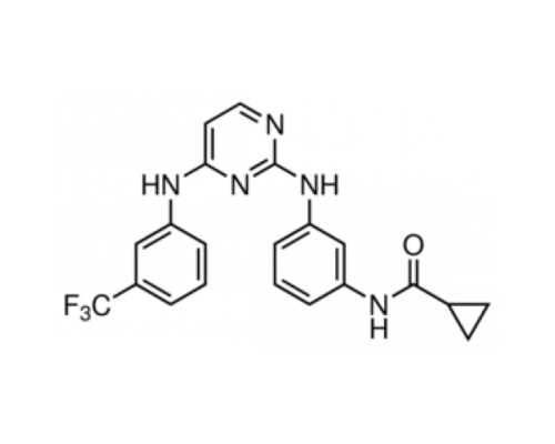 {3- [4- (3-трифторметилфениламино) пиримидин-2-иламино] фенил} амид циклопропанкарбоновой кислоты  98% (ВЭЖХ), твердый Sigma C1368