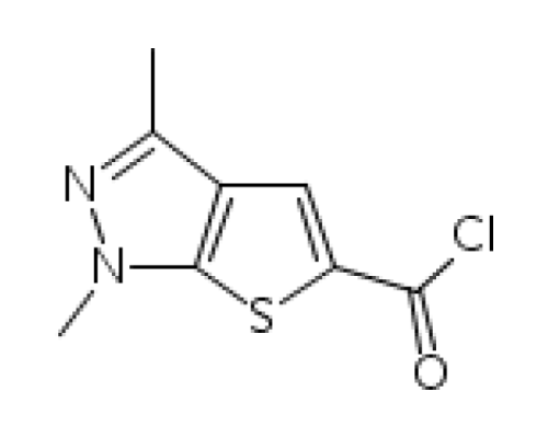 1,3-диметил-1H-тиенo[2,3-c]пиразол-5-карбонил хлорид, 97%, Maybridge, 1г
