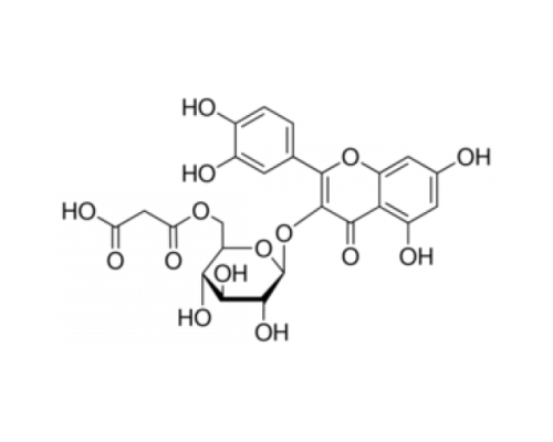 Кверцетин 3-O- (6 "-O-малонилββ D-глюкозид 85% (ВЭЖХ) Sigma 16733