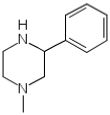 1-Метил-3-фенилпиперазин, 97%, Alfa Aesar, 25 г